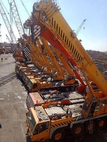 Equipment page for rental